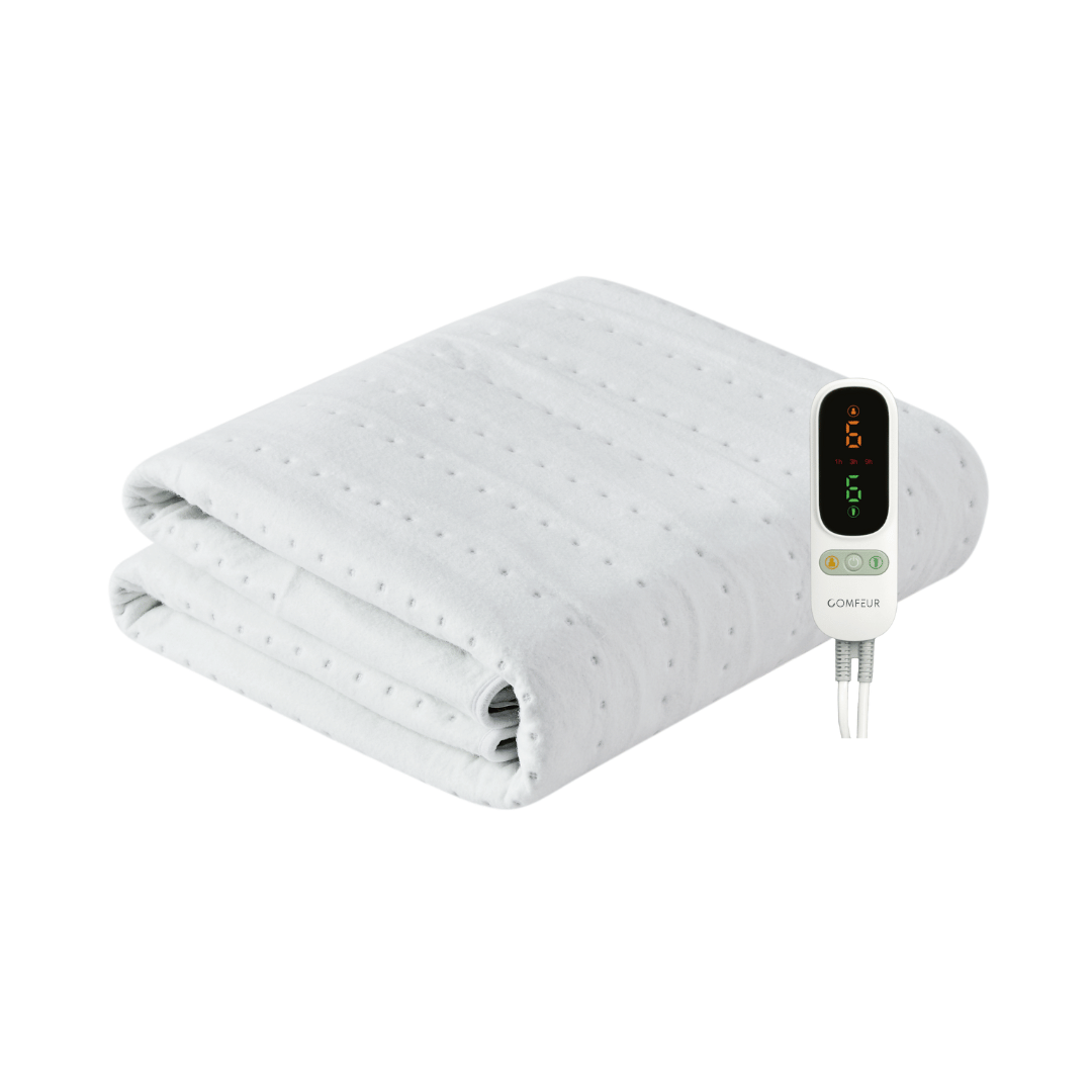 Coperte Elettriche 190 x 90 cm – Con Zona Piedi Separata