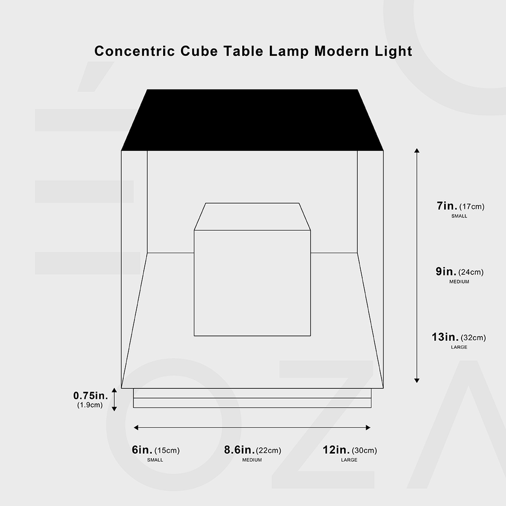 Lampada da Tavolo Cubica