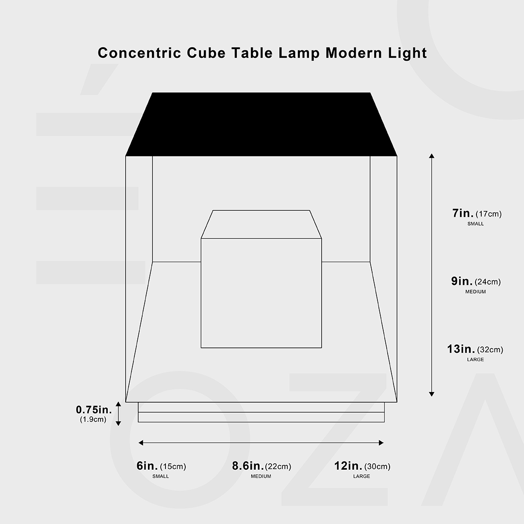 Lampada da Tavolo Cubica