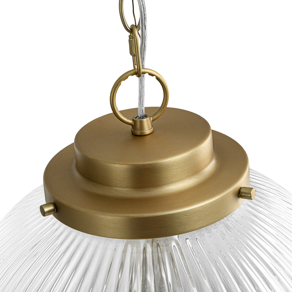 Lampada a sospensione contemporanea con orbita in vetro trasparente a ribasso 1 luce