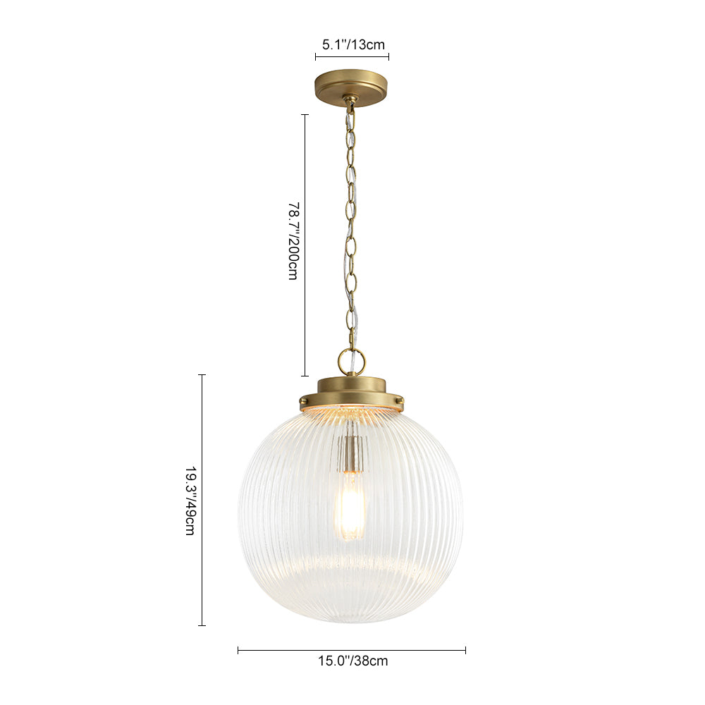 Lampada a sospensione contemporanea con orbita in vetro trasparente a ribasso 1 luce