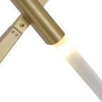 Design Asimmetrico Contemporaneo Lampadario a Rami con 10 Luci