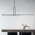 Lampade a sospensione lineari LED geometriche contemporanee