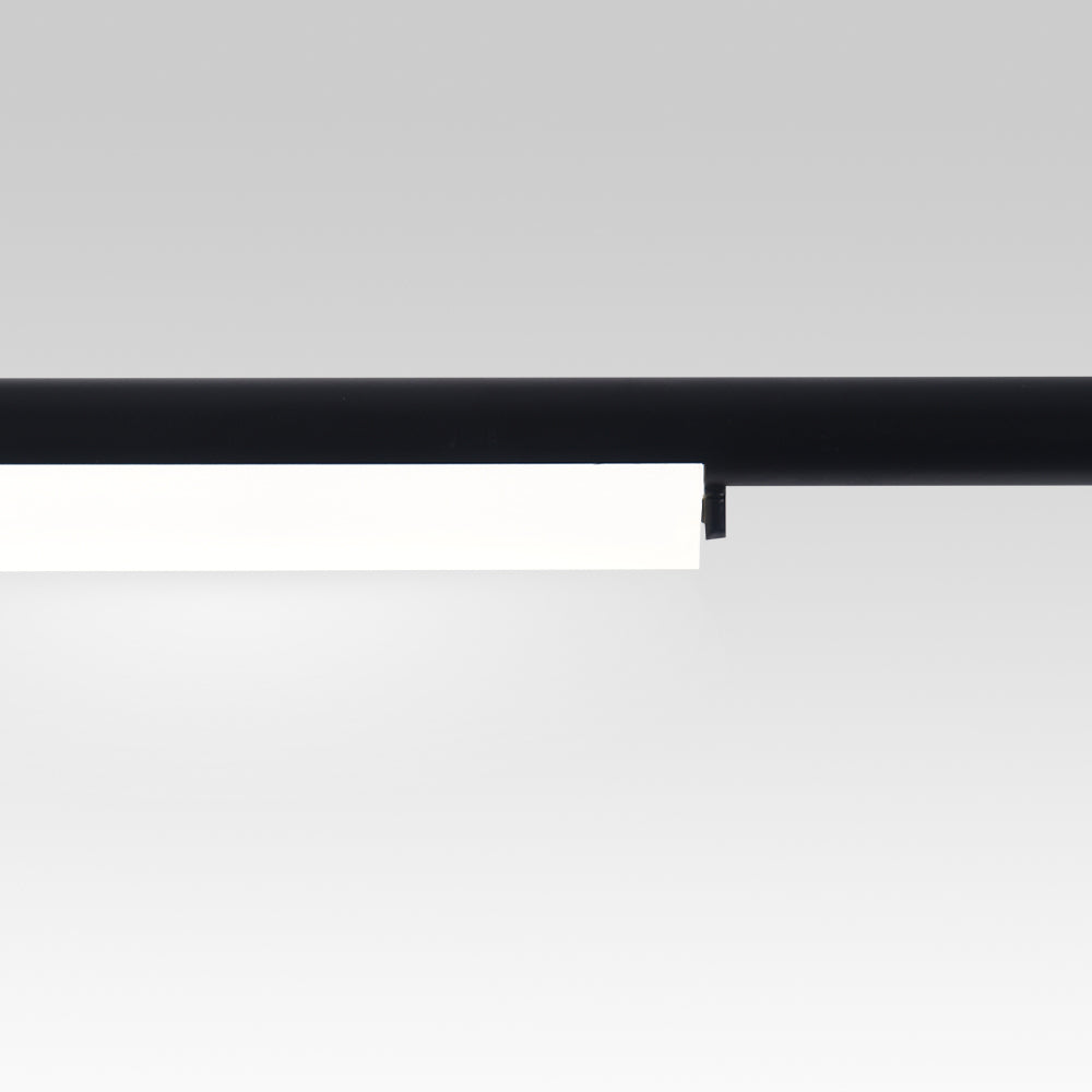 Lampade a sospensione lineari LED geometriche contemporanee