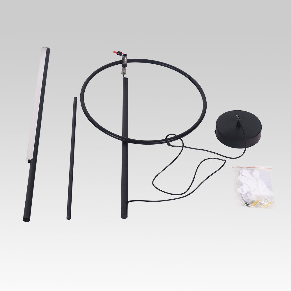 Lampade a sospensione lineari LED geometriche contemporanee