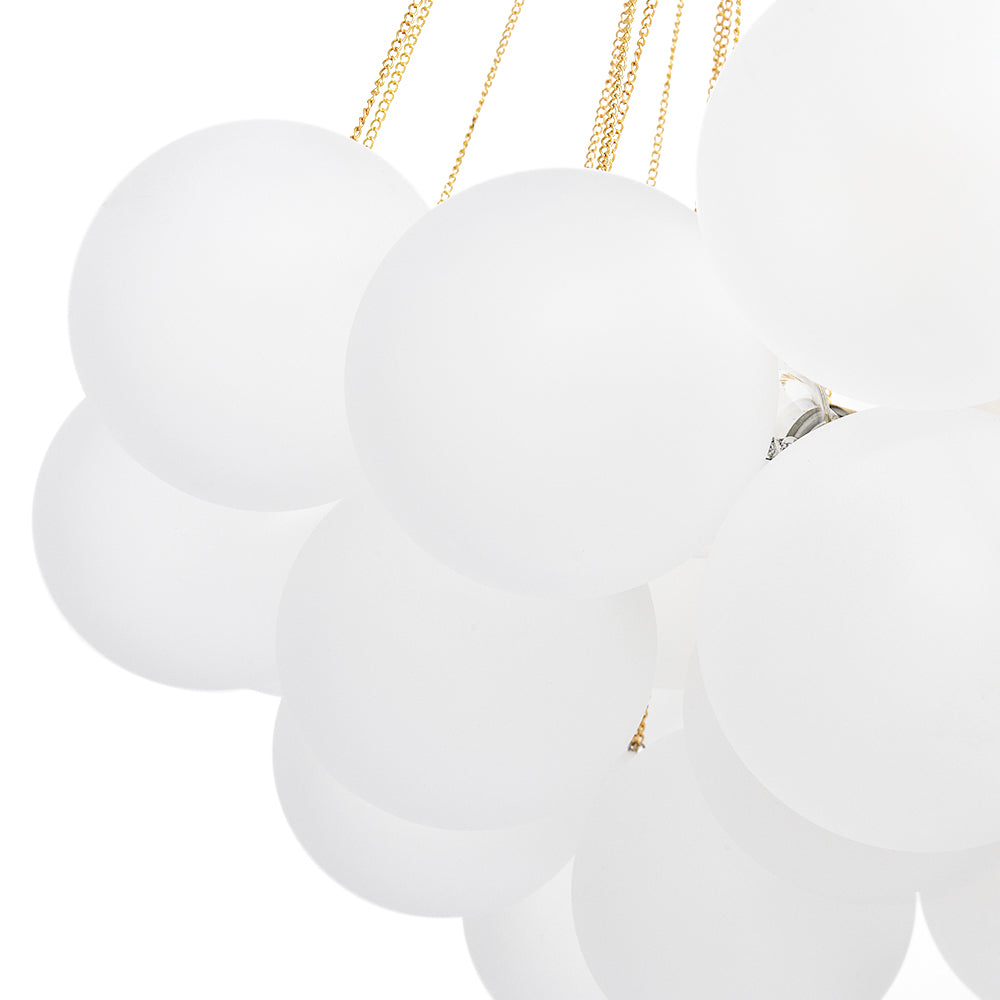 Lampadario in Vetro a Bolle Contemporaneo