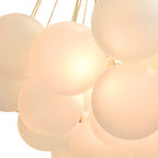 Lampadario in Vetro a Bolle Contemporaneo
