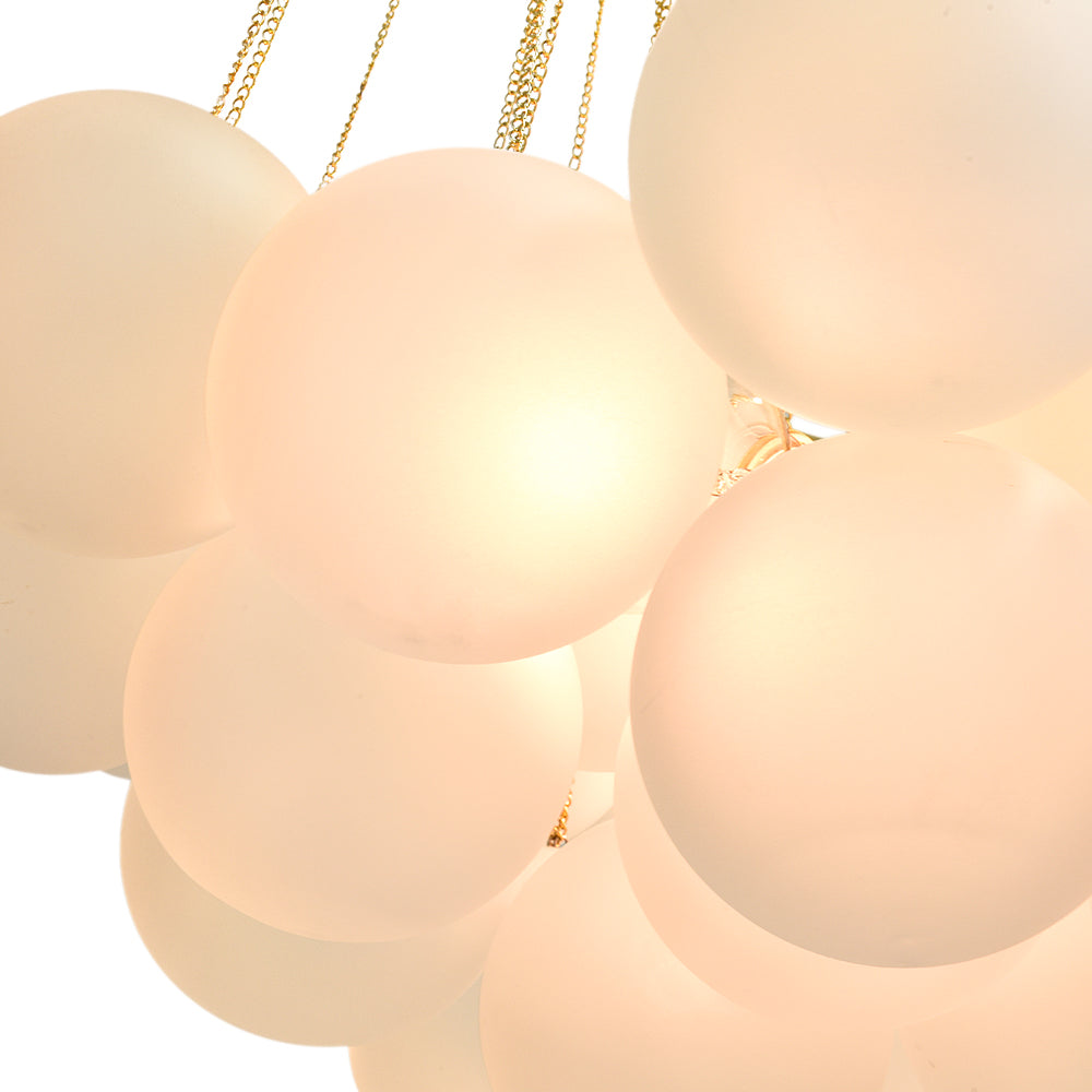 Lampadario in Vetro a Bolle Contemporaneo