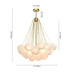 Lampadario in Vetro a Bolle Contemporaneo
