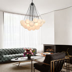 Lampadario in Vetro a Bolle Contemporaneo