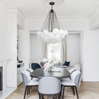 Lampadario in Vetro a Bolle Contemporaneo