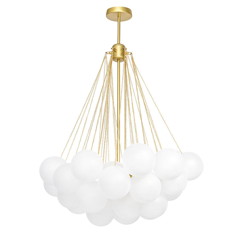 Lampadario in Vetro a Bolle Contemporaneo