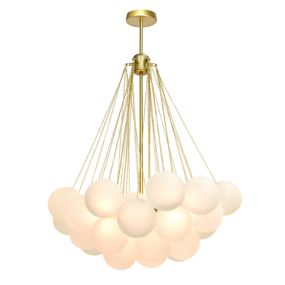 Lampadario in Vetro a Bolle Contemporaneo