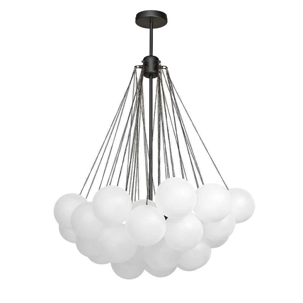 Lampadario in Vetro a Bolle Contemporaneo
