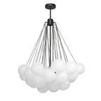 Lampadario in Vetro a Bolle Contemporaneo