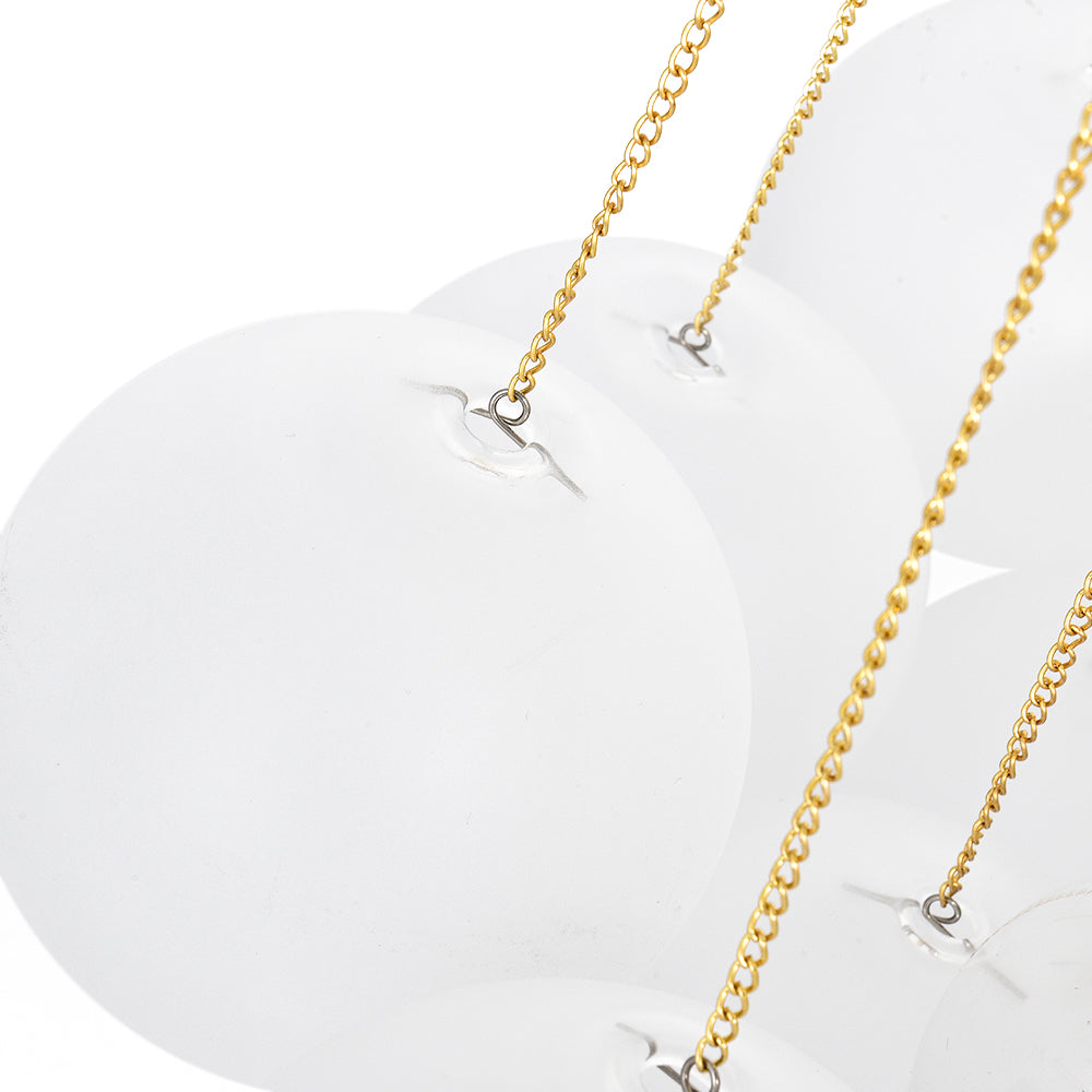Lampadario in Vetro a Bolle Contemporaneo