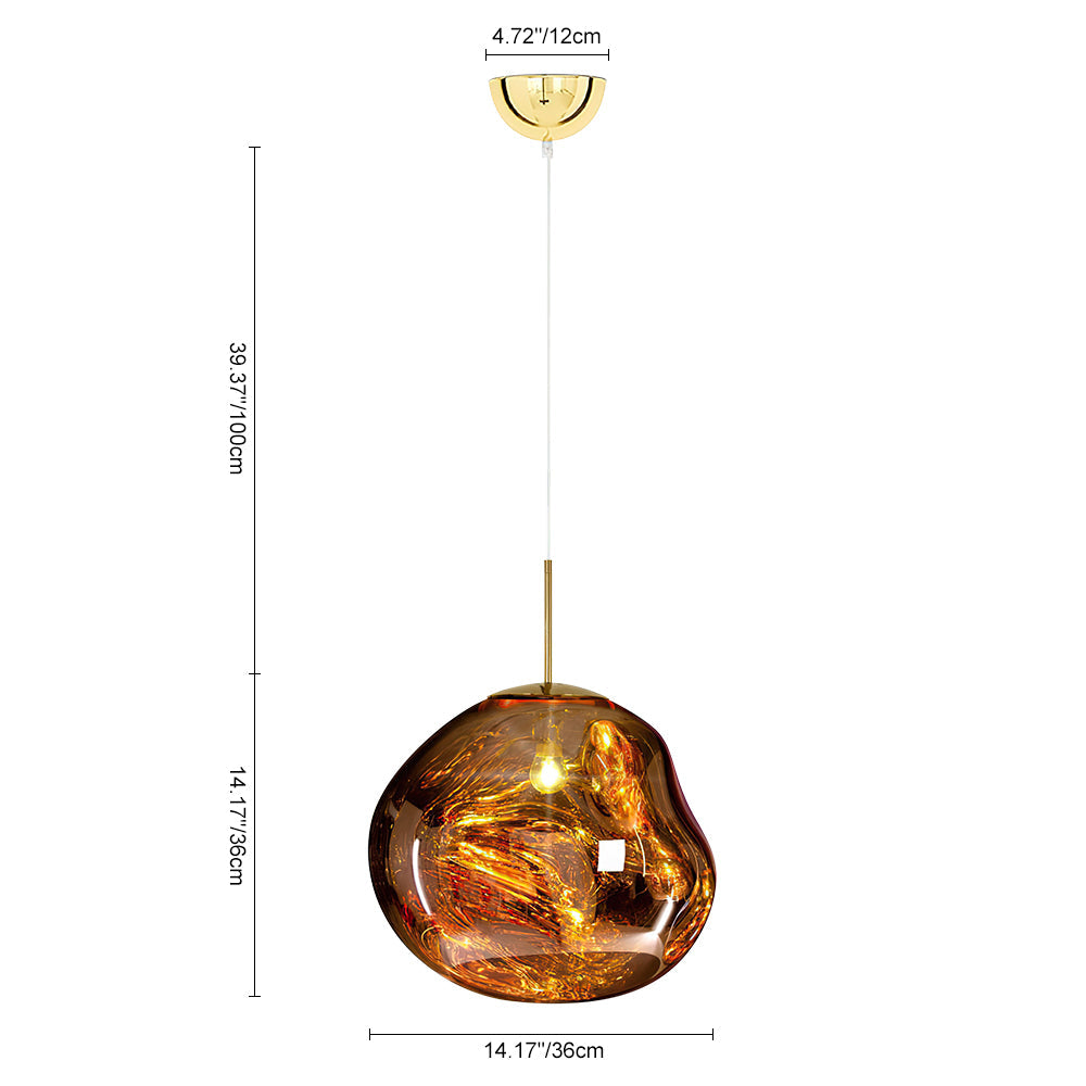 Lampade a sospensione singole moderne irregolari