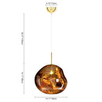 Lampade a sospensione singole moderne irregolari