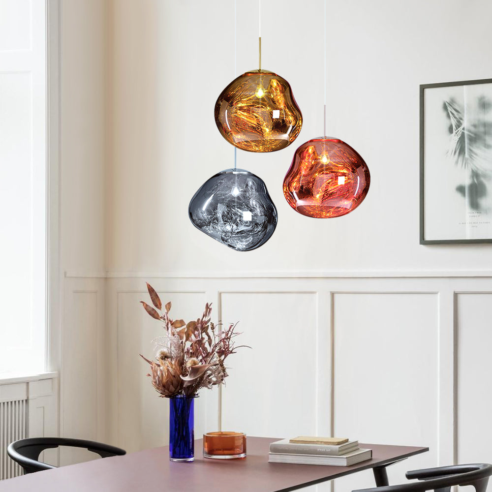 Lampade a sospensione singole moderne irregolari
