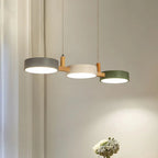 Lampada a Sospensione in Metallo Nordica Moderna a Cilindro