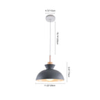 Moderna Lampada a Sospensione a Cupola per Cucina
