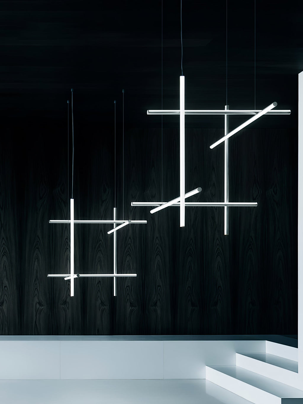 Lampadario Lineare Gridline