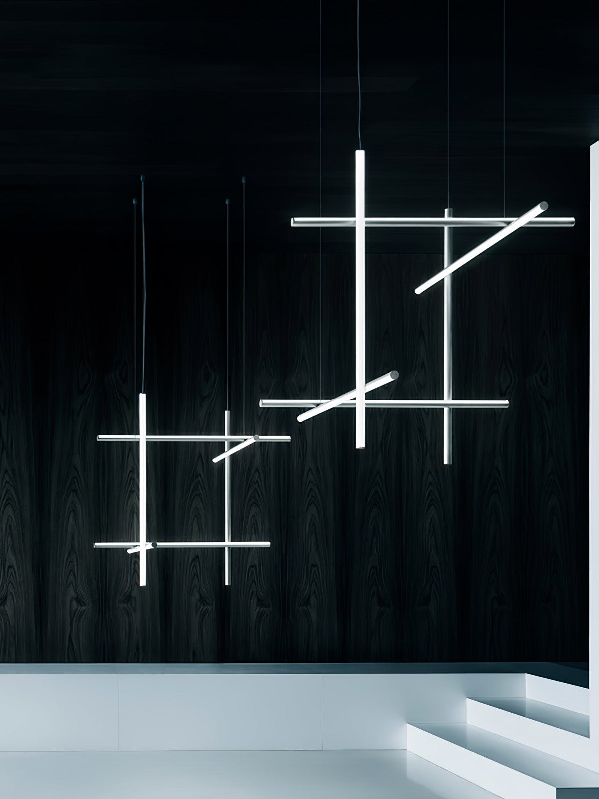 Lampadario Lineare Gridline