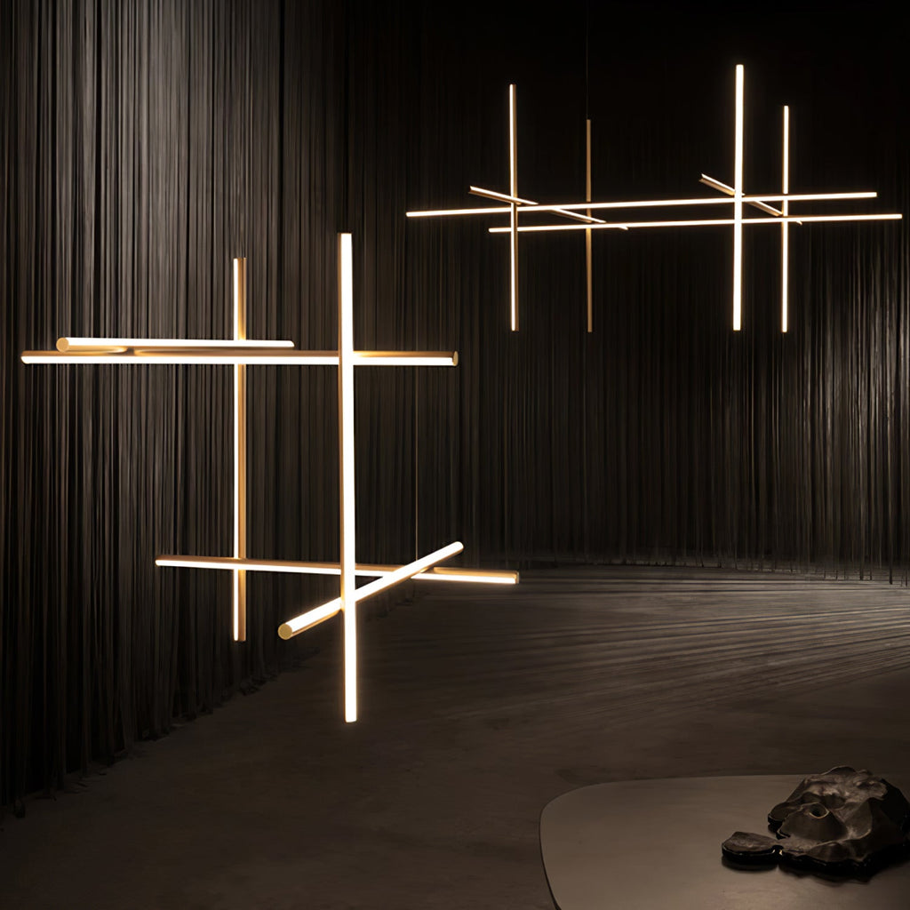 Lampadario Lineare Gridline