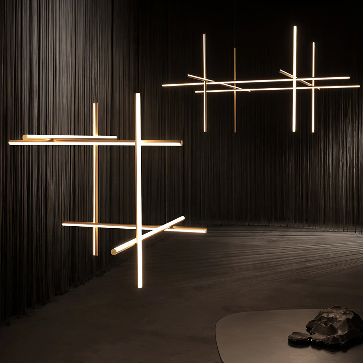 Lampadario Lineare Gridline