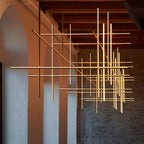 Lampadario Lineare Gridline