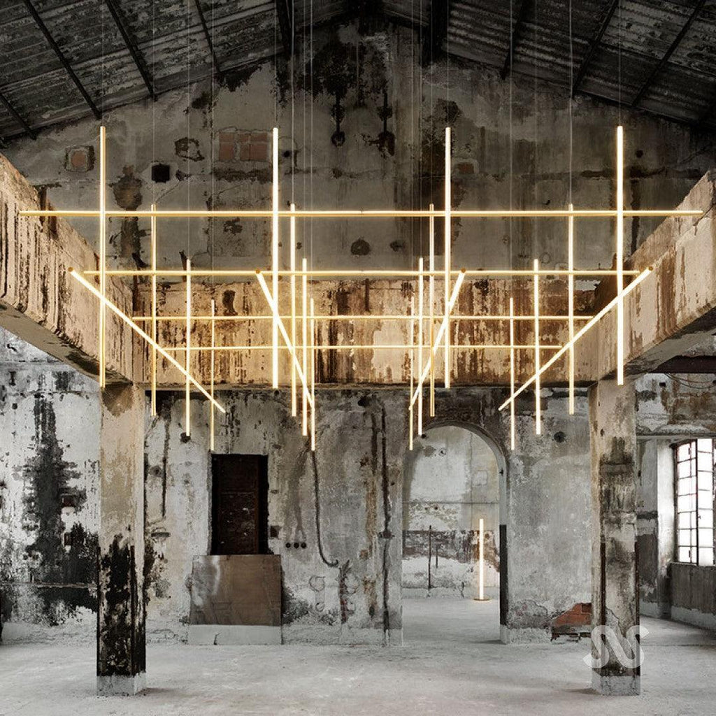 Lampadario Lineare Gridline