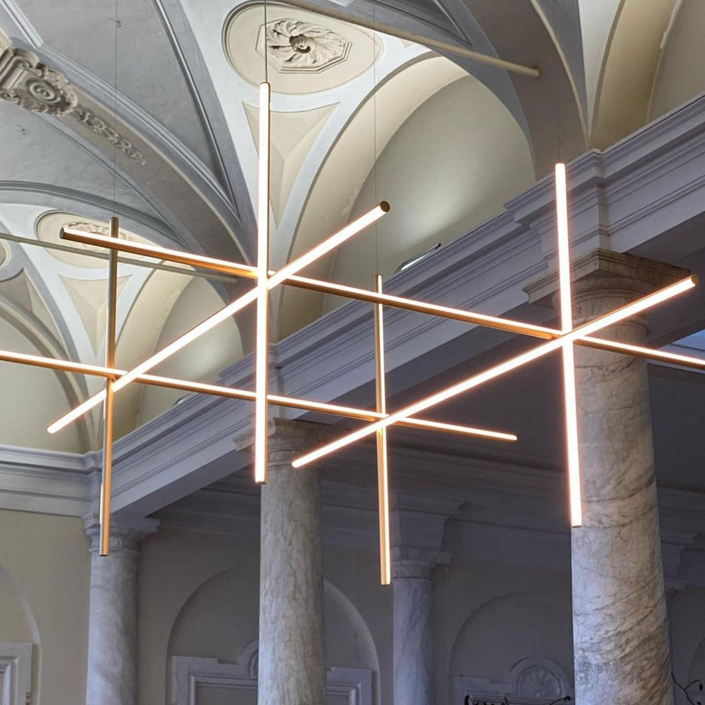 Lampadario Lineare Gridline