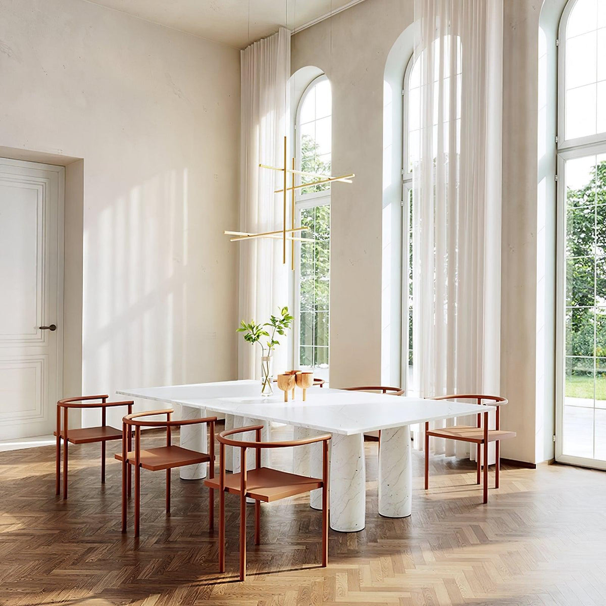 Lampadario Lineare Gridline