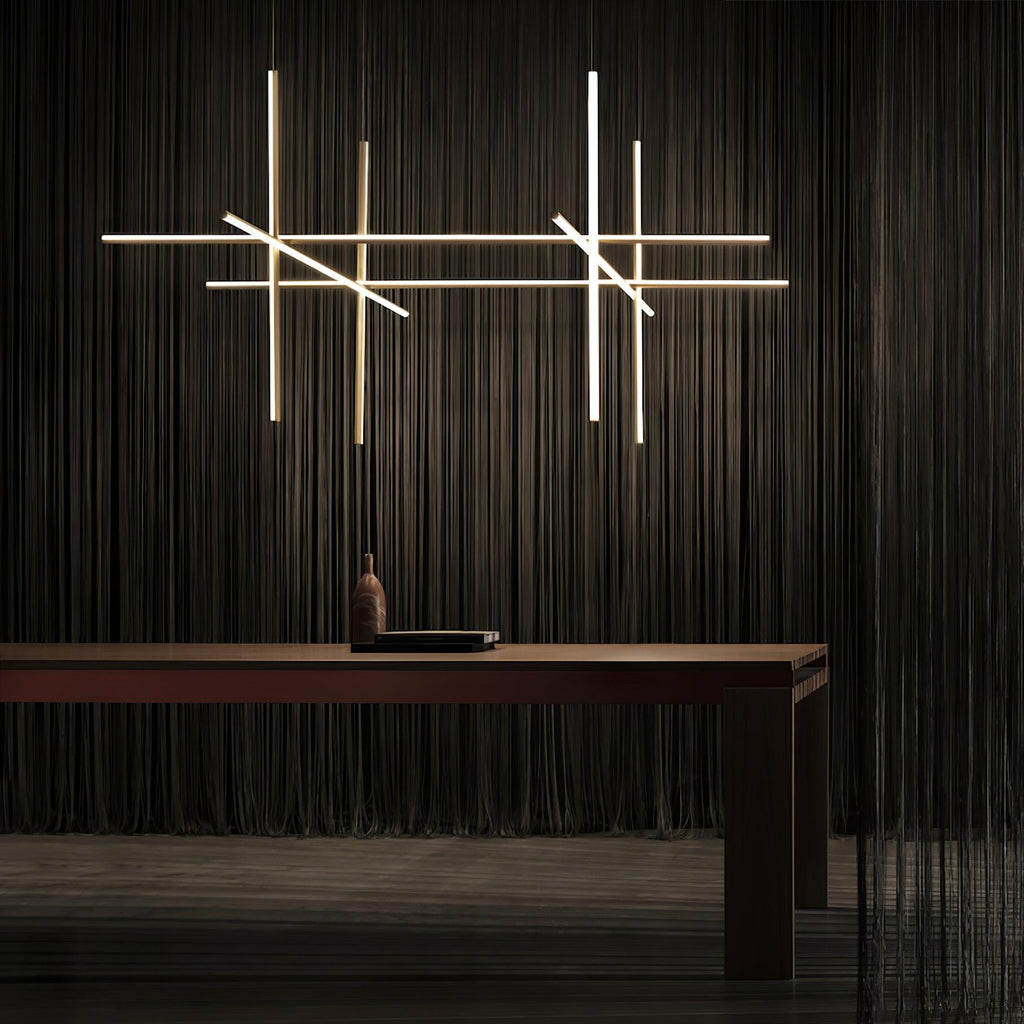 Lampadario Lineare Gridline