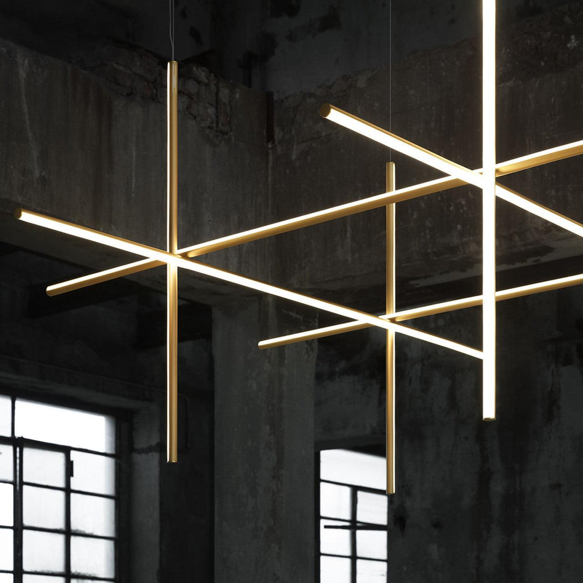 Lampadario Lineare Gridline