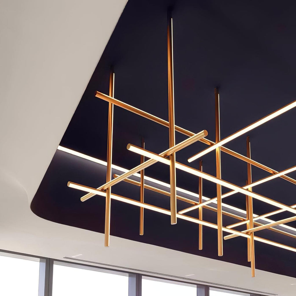 Lampadario Lineare Gridline