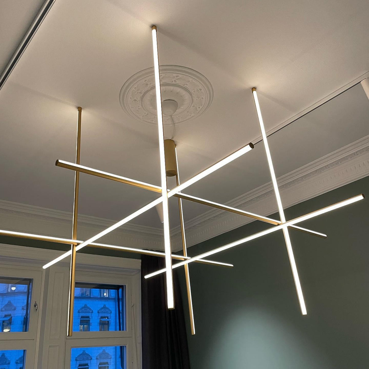 Lampadario Lineare Gridline