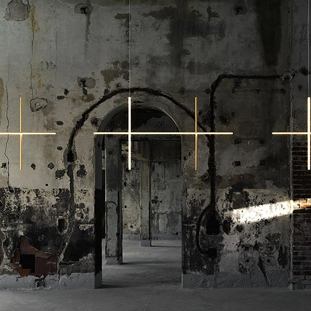 Lampadario Lineare Gridline