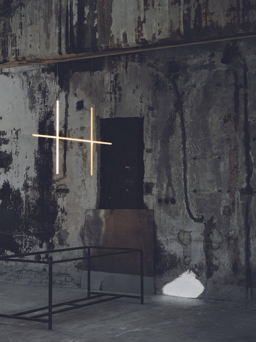 Lampadario Lineare Gridline