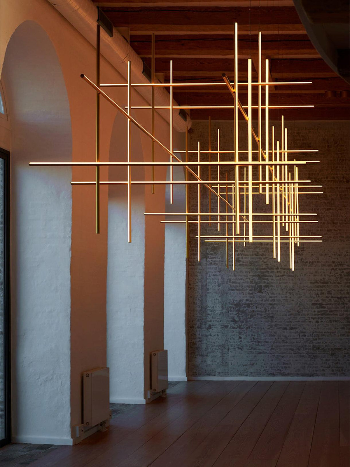 Lampadario Lineare Gridline