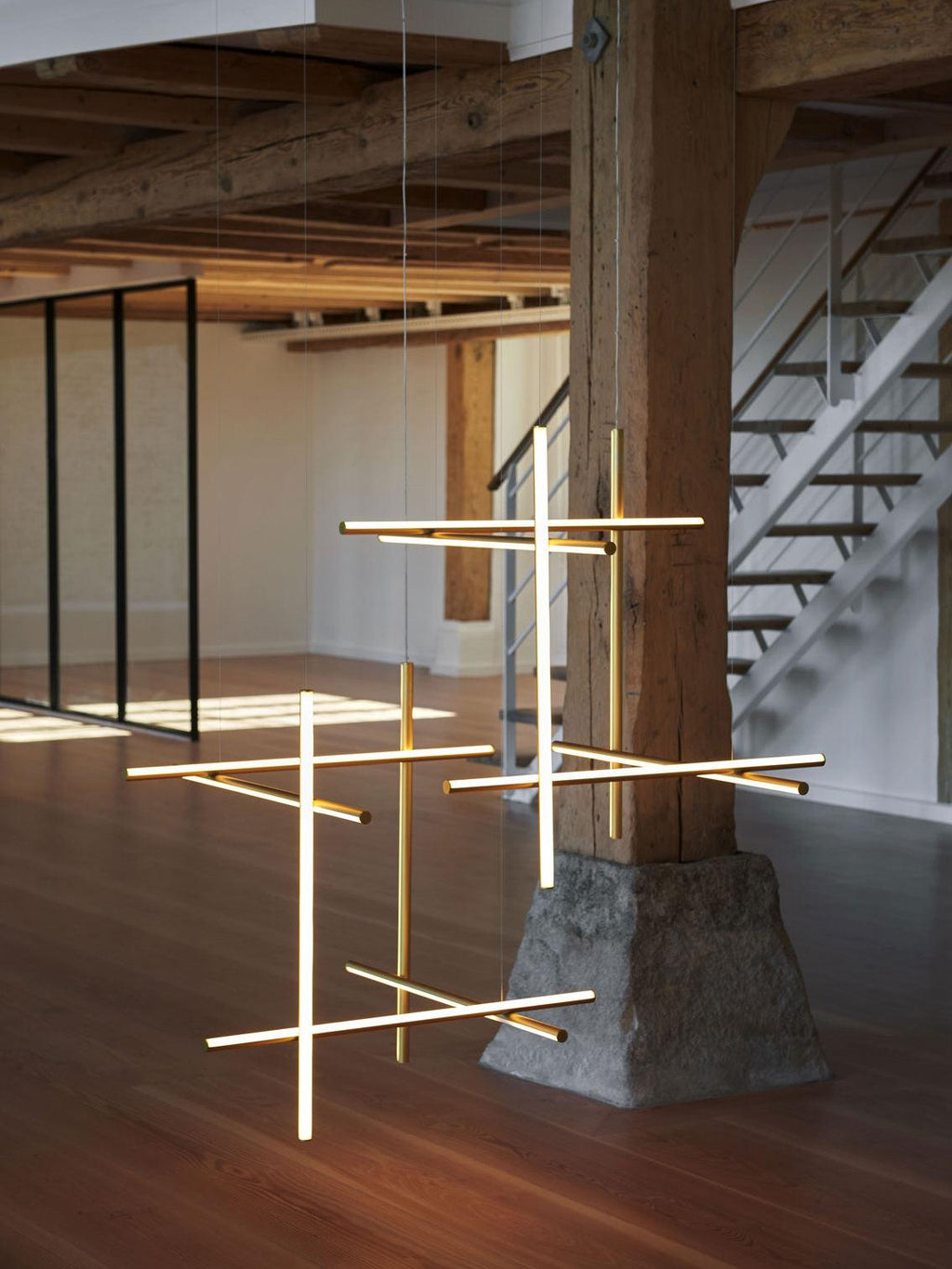 Lampadario Lineare Gridline