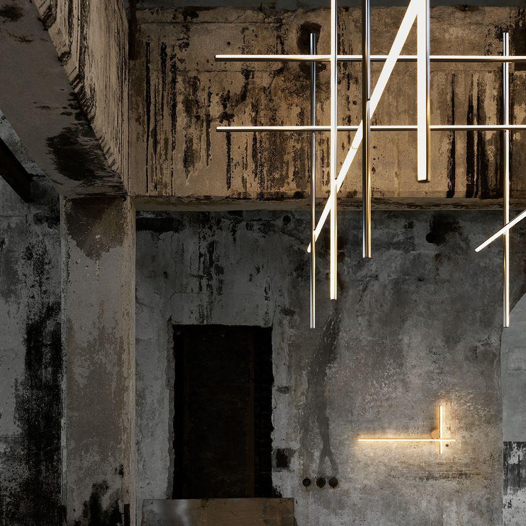 Lampadario Lineare Gridline