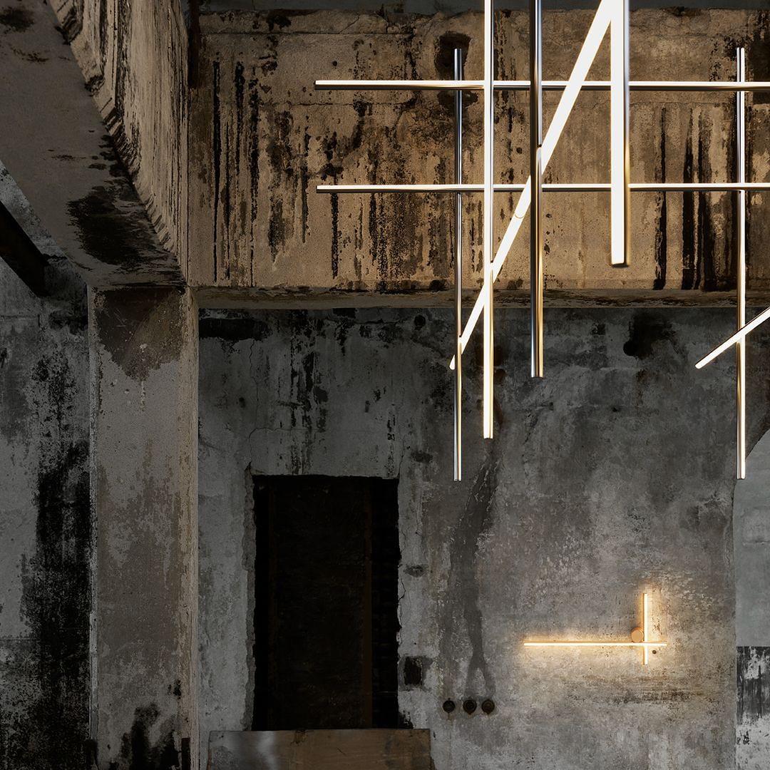 Lampadario Lineare Gridline