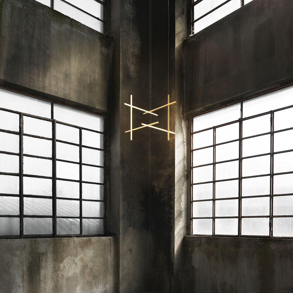 Lampadario Lineare Gridline