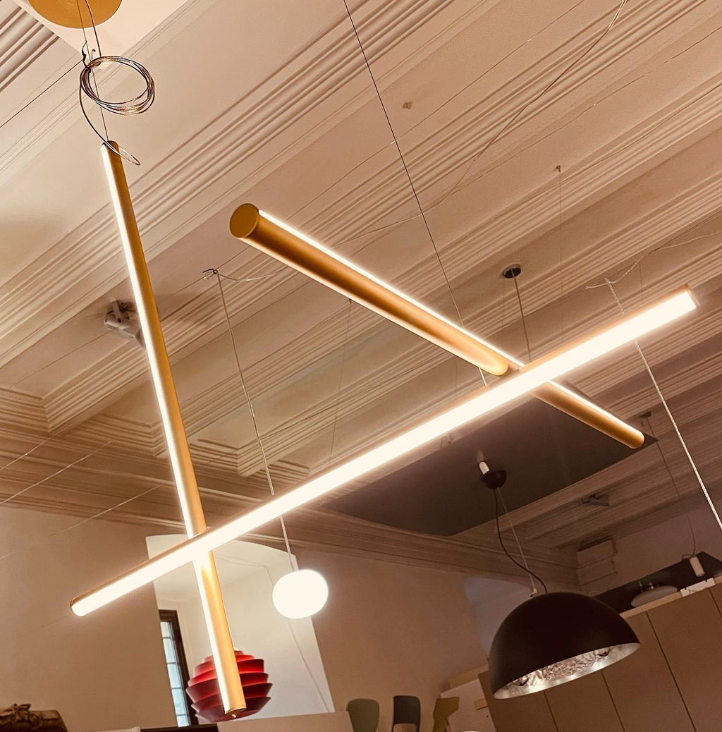 Lampadario Lineare Gridline