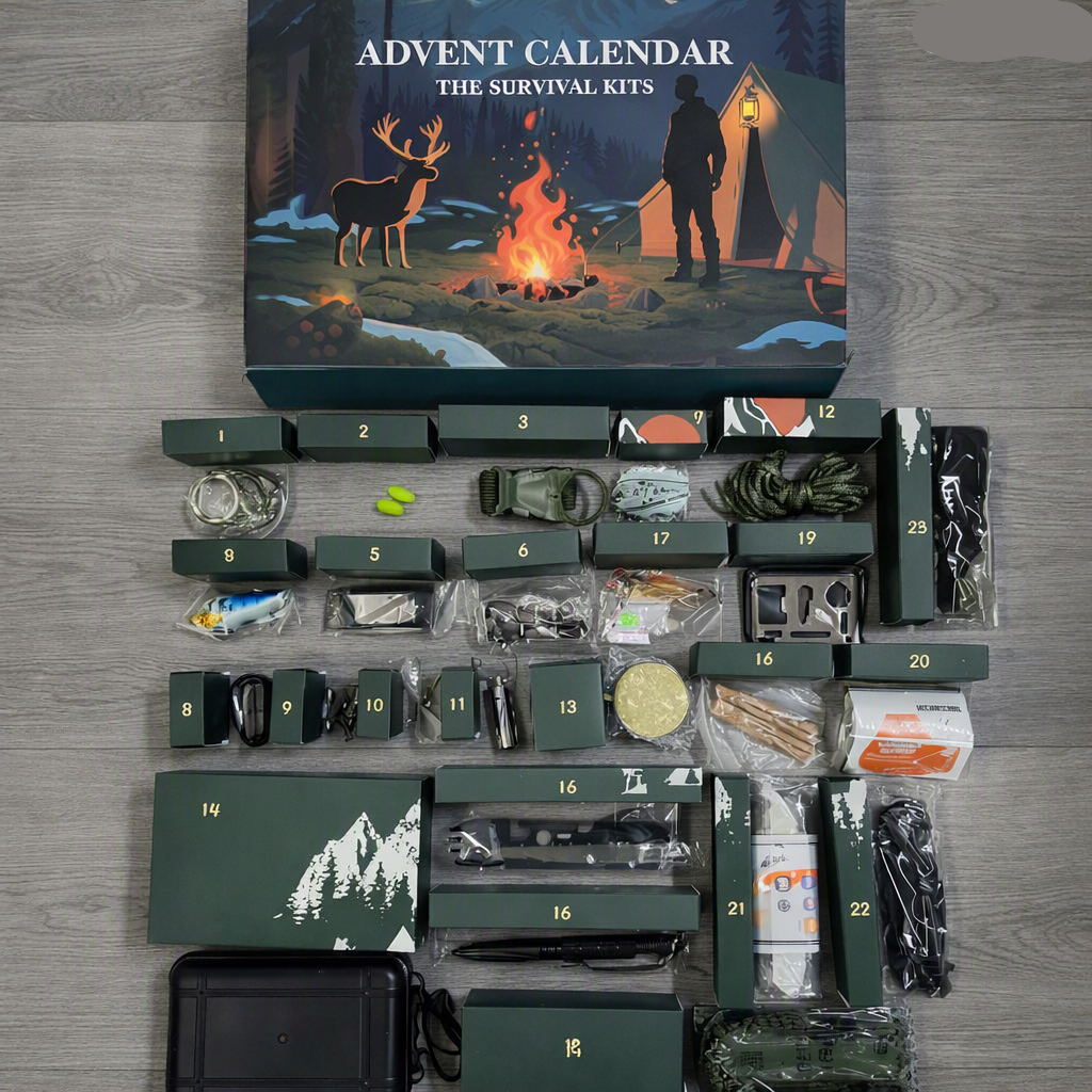 Calendario dell'Avvento di Strumenti – 24 Giorni con Strumenti Outdoor e Avventurosi
