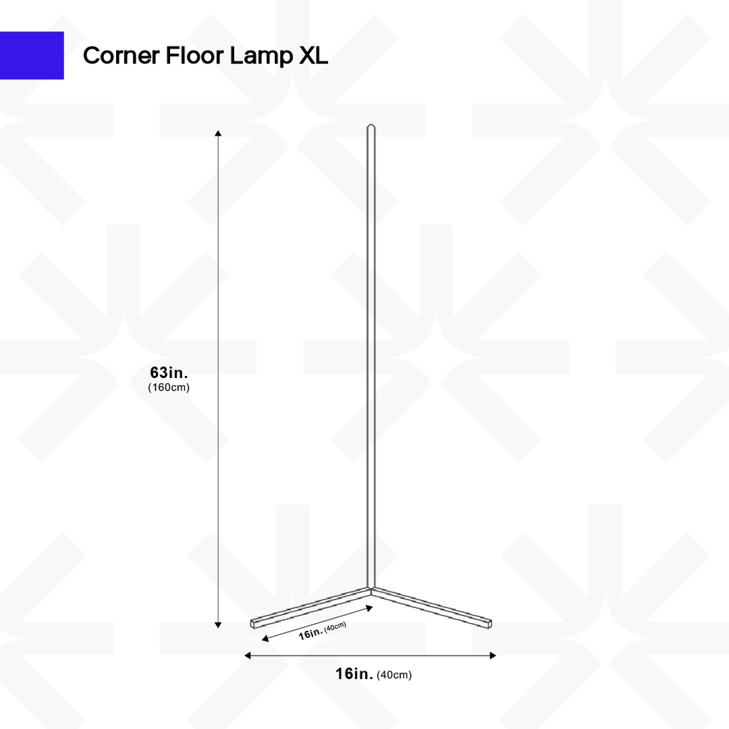 Lampada da Terra XL Angolare