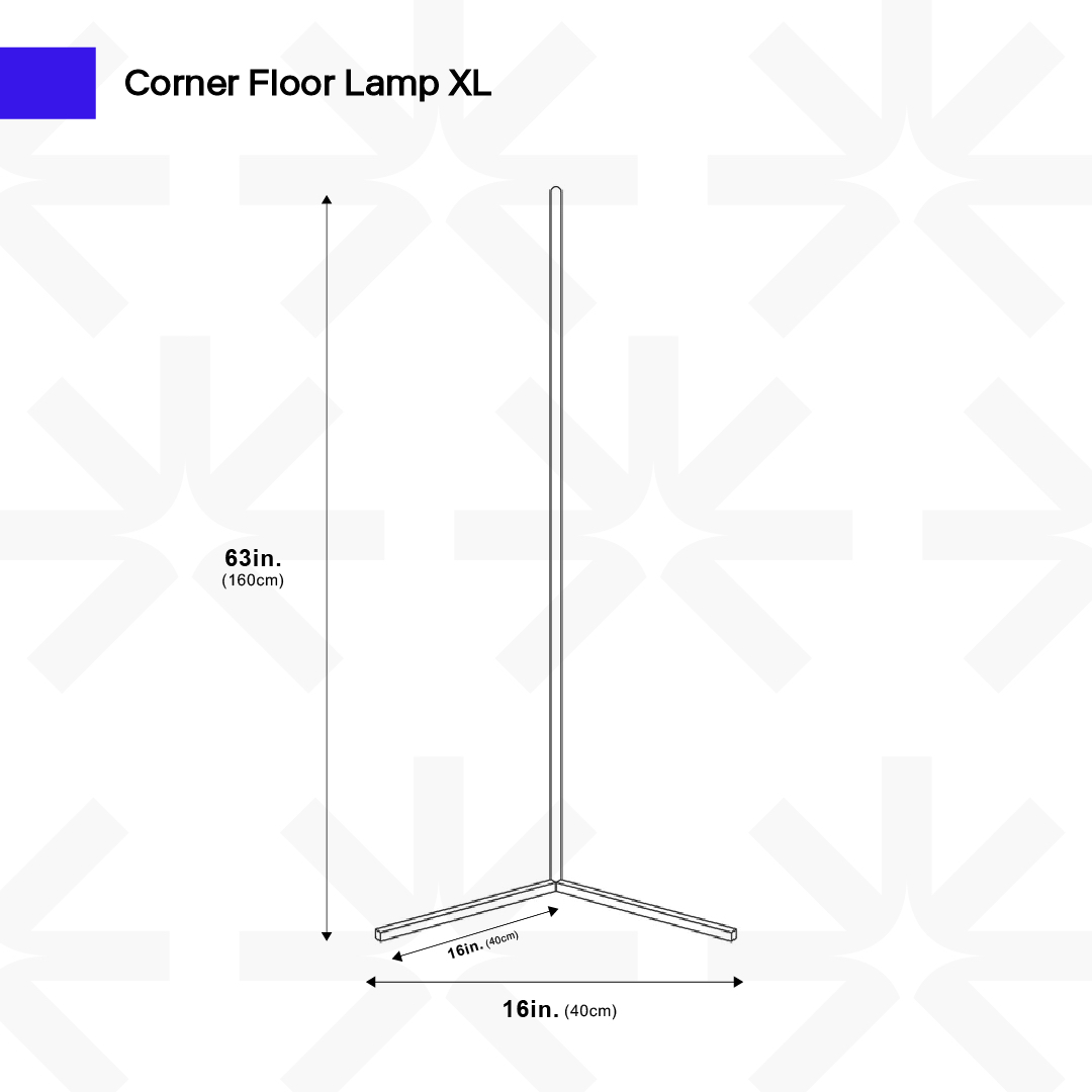 Lampada da Terra XL Angolare