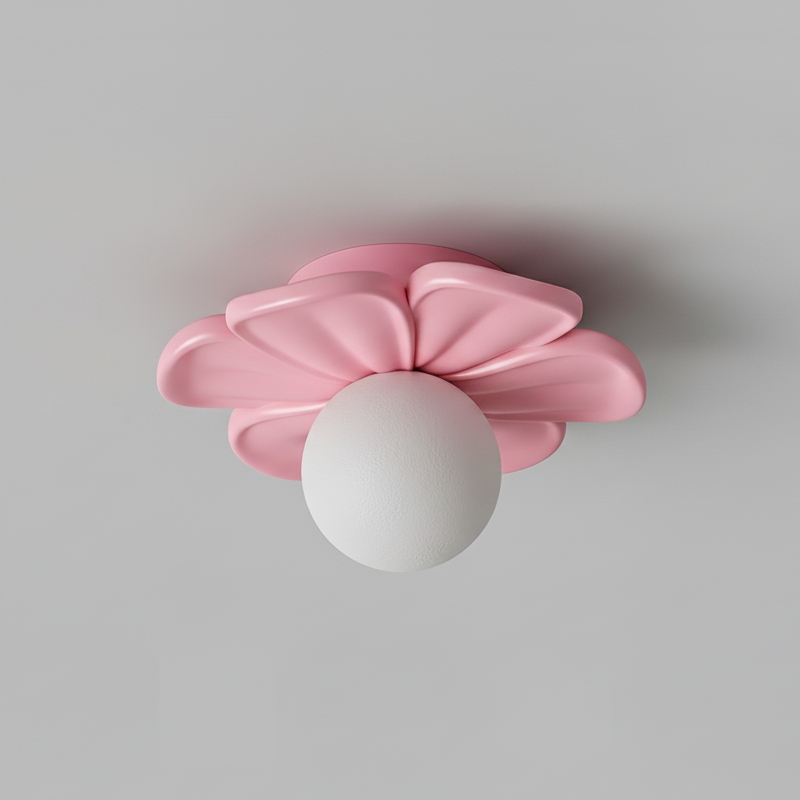 Lampada da soffitto a forma di fiore Cream Bloom