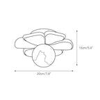 Lampada da soffitto in resina a forma di fiore Quip Bloom